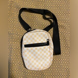 BRIXLEY - SMALL CROSSBODY - Yellow Checkered
